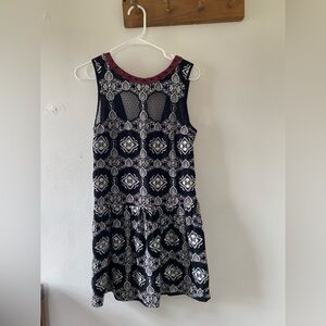 Free People Exclusove Embroidered & Embellished Mini Dress , Size Small